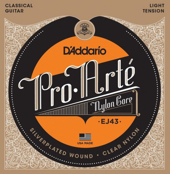 D'ADDARIO EJ43 Light 27-42 струны для классической гитары