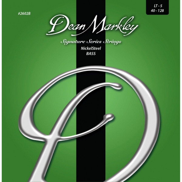 DEAN MARKLEY 2602B - Струны для 5-стр. бас-гитары, NickelSteel Bass, калибр Medium Light .040 - 128