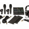 MACKIE Performer Bundle комплект для домашней музыкальной студии (ProFX6v3, EM-89D x2шт, MC-100, коммутация и держатели)