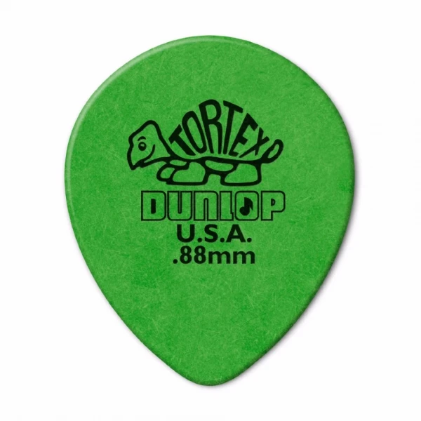 DUNLOP 413R.88 Tortex Tear Drop набор медиаторов .88 мм 72 шт