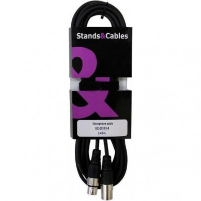 Микрофонный кабель STANDS & CABLES MC-001XX-5, XLR-XLR, 5 м