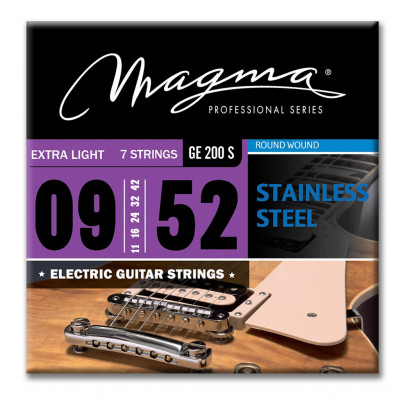 Комплект струн для 7-струнной электрогитары 9-52 Magma Strings GE200S