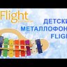 Металлофон детский FLIGHT FM 8-1 диатонический 8 нот