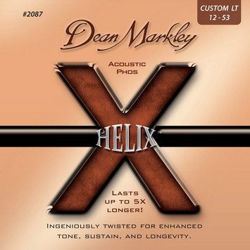 DEAN MARKLEY 2086 Helix HD Phos XL струны для акустической гитары 11-52