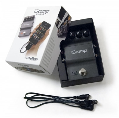 Педаль DIGITECH ISTOMP-SINGLE для электрогитары, загружаемая с iPhone, iPode, iPad