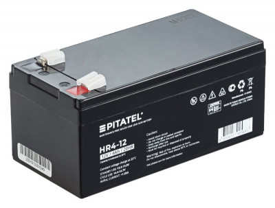 Аккумулятор для ИБП Pitatel HR4-12, 12V 4Ah