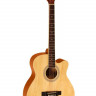 Акустическая гитара Elitaro E4010C натурального цвета