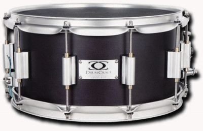DrumCraft Series 8 Electric Black Satin Chrome HW Maple 14x6,5" малый барабан