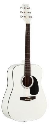 Акустическая гитара MARTINEZ FAW-702 WH белая
