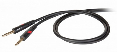 DIE HARD DHG100LU05 - инструментальный кабель джек-джек.Длина: 0,5 м.Цвет: черный