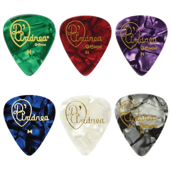 Набор медиаторов для гитары D'Andrea TNVDT, 12 шт