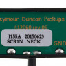 SEYMOUR DUNCAN SCR-1n Cool Rails for Strat Blk звукосниматель для электрогитары нековый цвет черный