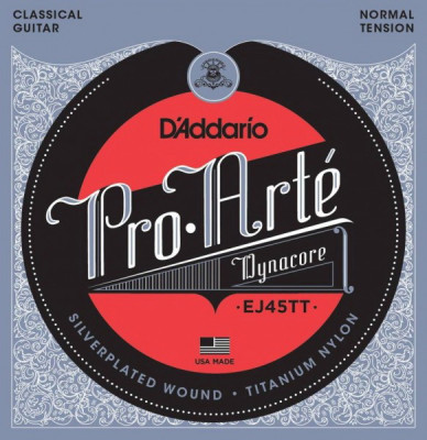 D'ADDARIO EJ45TT Dynacore Normal 28-44 струны для классической гитары