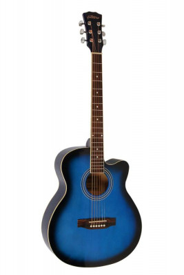 Акустическая гитара Elitaro E4010C синего цвета