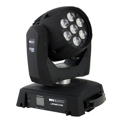 Involight LEDMH720W - LED вращающаяся голова, 7x20 Вт RGBW, DMX-512