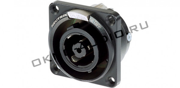 Панельный разъем Neutrik NLT8FP-BAG Speakon female 8-контактный