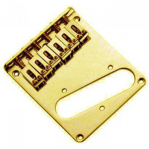 Бридж для бас-гитары 4-струнной PAXPHIL BT001 T-TYPE GOLD золото