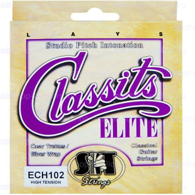 SIT ECH102 CLASSITS ELITE струны для классической гитары (30-33-41-30-37-44) сильного натяжения
