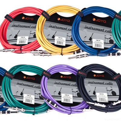 JOYO CM-04 Cable Blue инструментальный кабель 4,5 м, TS-TS 6,3 мм