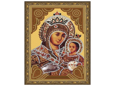 Алмазная 5D мозаика с нанесенной рамкой 20х30 ВИФЛЕЕМСКАЯ БОЖИЯ МАТЕРЬ (10  цветов)