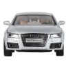 Машина "АВТОПАНОРАМА" Audi A7, серебряный, 1/32, свет, звук, инерция, в/к 17,5*13,5*9 см