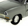 Машина "АВТОПАНОРАМА" ГАЗ-21 "Волга" 1/24 в/к  26*12*11см, серая