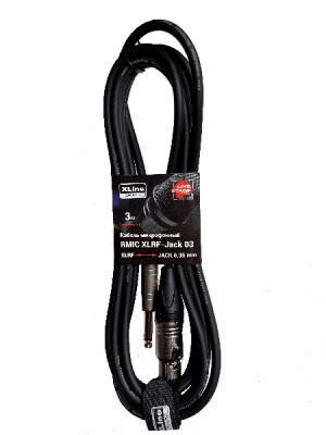 Xline Cables RMIC XLRF-JACK 03 Кабель микрофонный XLR 3 pin female - JACL 6.3 mono, 3м