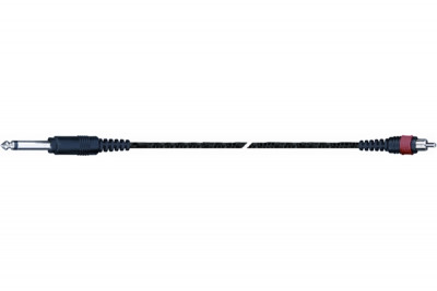 QUIK LOK AD15-3K компонентный кабель, 3 метра, разъёмы Mono Jack Male - RCA Male (1/4' MALE - RCA MALE)