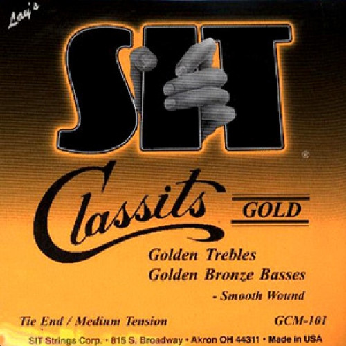 SIT GCM101 CLASSITS GOLD струны для классической гитары (30-33-41-28-35-40) среднего натяжения