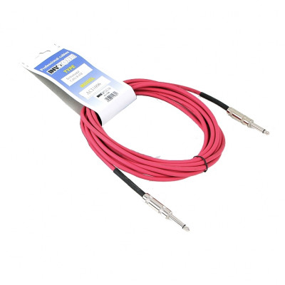 Invotone ACI1006/R - инструментальный кабель, 6.3 mono Jack-6.3 mono Jack 6 м (красный)