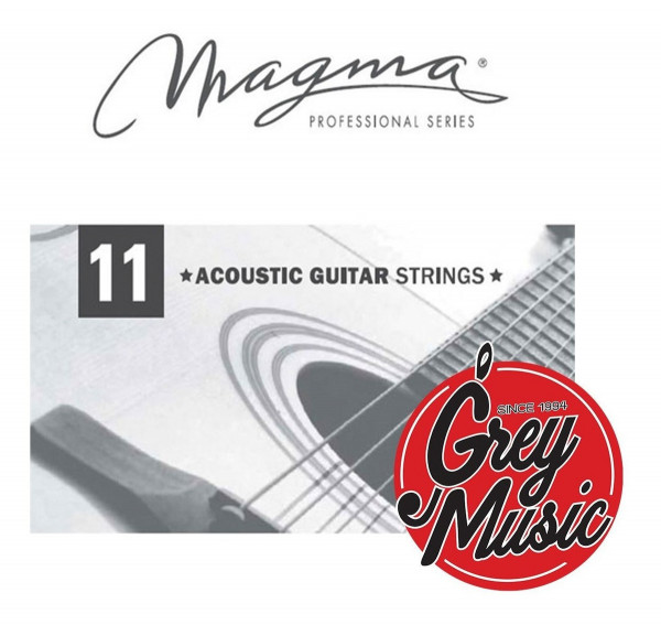 Струна одиночная для акустической гитары 11 Magma Strings GA011G
