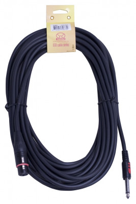 Небаласный сигнальный кабель Superlux CFM10FP, XLR3F-6.3 мм