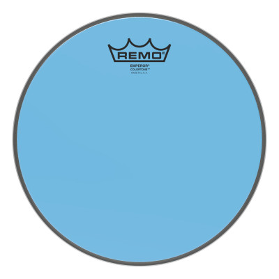 REMO BE-0310-CT-BU Emperor® Colortone™ Blue Drumhead ,10' цветной двухслойный прозрачный пластик, голубой