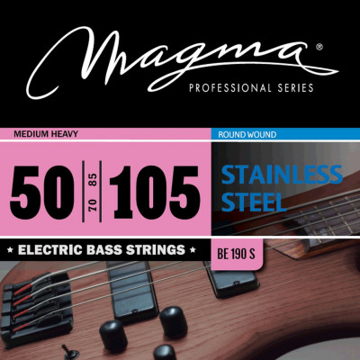 Комплект струн для бас-гитары 50-105 Magma Strings BE190S