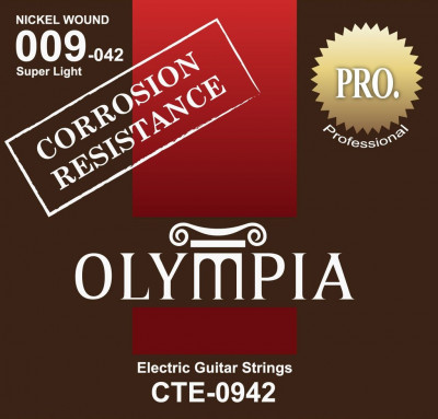 Комплект струн для электрогитары Olympia CTE0942