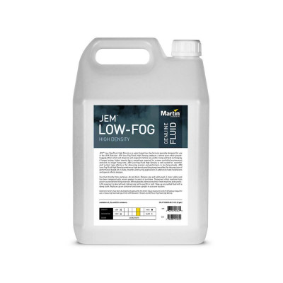 Жидкость для генераторов дыма MARTIN JEM Low-Fog, High Density 5L высокой плотности